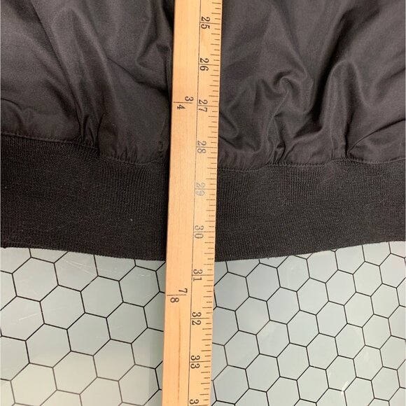 Vintage Polo Golf V Neck Pullover Windbreaker Mens XL Black Mesh Lined Jacket - Picture 6 of 10